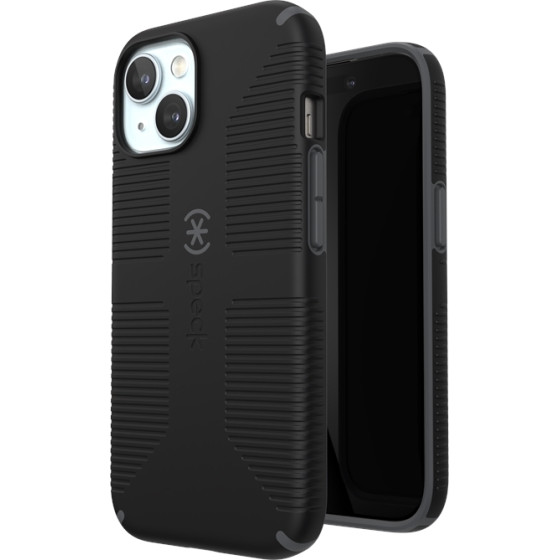 Speck Candyshell Grip Magsafe - Iphone 17e / 16e / 15 / 14 / 13 Case (Black / Slate Gray) - (150490-B565)