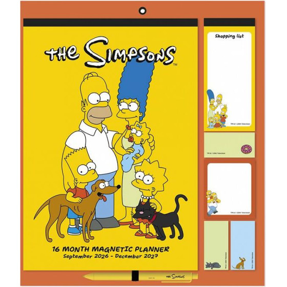 Erik ��������� �����/���������� 30X34�� �� ������������� & ������� 2026/2027 16���� The SIMPSONS