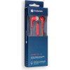Motorola Wired Earphones Jack With Mircophone 3,5mm Ear Buds 2-s red