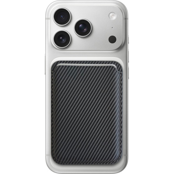 Carbon Fiber Cardslot case, Magsafe /gray/ OEM