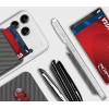 Carbon Fiber Cardslot case, Magsafe /red/ OEM