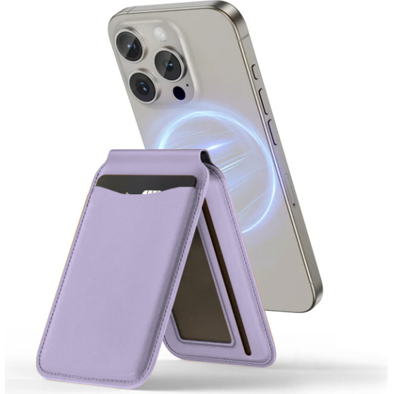 Folding Wallet cardslot, Magsafe /Light purple/ OEM