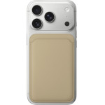 Smooth Leather Cardslot case, Magsafe /beige/ OEM
