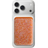 Sparkle Diamonds Cardslot Card case, Magsafe /orange/ OEM