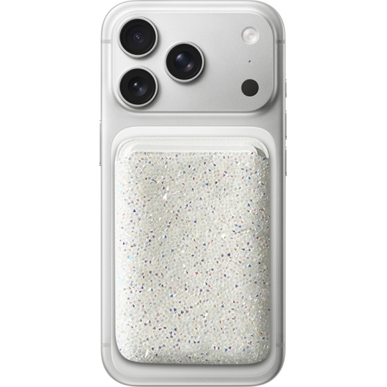 Sparkle Diamonds Cardslot Card case, Magsafe /white/ OEM