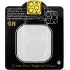 Volte-Tel Tempered Glass Iphone 16 6.1''/16 Plus 6.9'' 9H 0.25mm 3D Curved For Camera TRANSPARENT