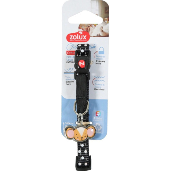 ZOLUX Chatouille Black - Cat collar