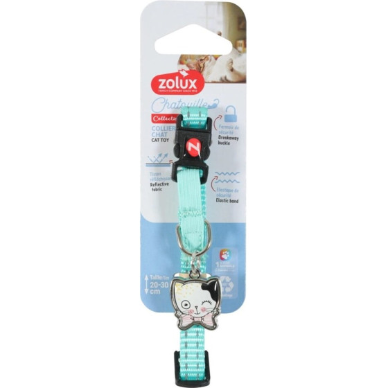 ZOLUX Chatouille Blue - Cat collar