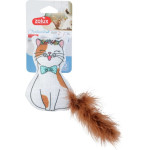 ZOLUX Chatouille Cat With Feathers And Catnip - Cat Toy - 13cm