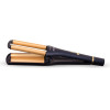 Huslog Adjustable Hair Waver Navy Blue And gold