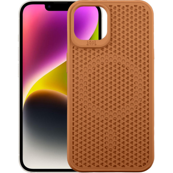 Idol 1991 ���� Iphone 14 6.1'' Mag Air Tpu Magsafe Camera Guard BROWN