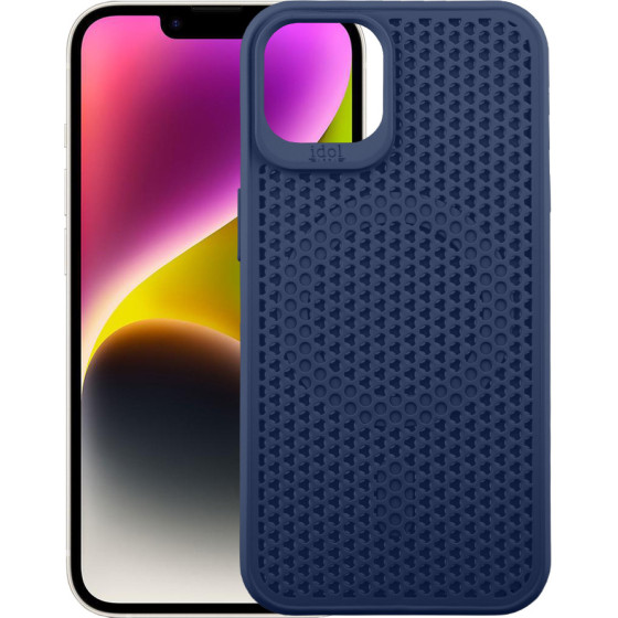 Idol 1991 ���� Iphone 14 6.1'' Mag Air Tpu Magsafe Camera Guard Dark BLUE