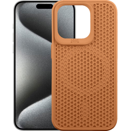 Idol 1991 ���� Iphone 15 Pro 6.1'' Mag Air Tpu Magsafe Camera Guard BROWN