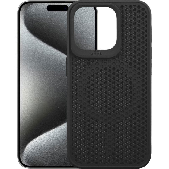 Idol 1991 ���� Iphone 15 Pro Max 6.7'' Mag Air Tpu Magsafe Camera Guard BLACK