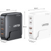 UNITEK Gan Network Charger - | 70W 2x USB-C 2x USB-A - (P1228AWH01-EU)