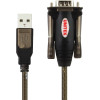 UNITEK Serial Cable Black 1.5 m Usb Type-A DB-9 - (Y-105A)
