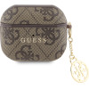 Guess 4G Pu Charm Case For Airpods 3 Brown - (GUOA3P4E4CDW)