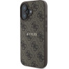 Guess Pu 4G Classic Logo Magsafe Case For Iphone 16 Plus Brown - (GUHMP16MG4GFROW)