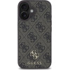 Guess Pu 4G Small Metal Logo Magsafe Case For Iphone 16 Plus Brown - (GUHMP16MP4SM4MW)