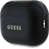 Guess Pu Grained Classic Logo Case For Airpods Pro 2 Black - (GUAP2PGUGMK)