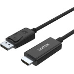 UNITEK Y-5118CA video cable adapter 1.8 m HDMI Type A (Standard) DisplayPort Black - (Y-5118CA BOX)