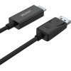 UNITEK Y-5118CA video cable adapter 1.8 m HDMI Type A (Standard) DisplayPort Black - (Y-5118CA BOX)