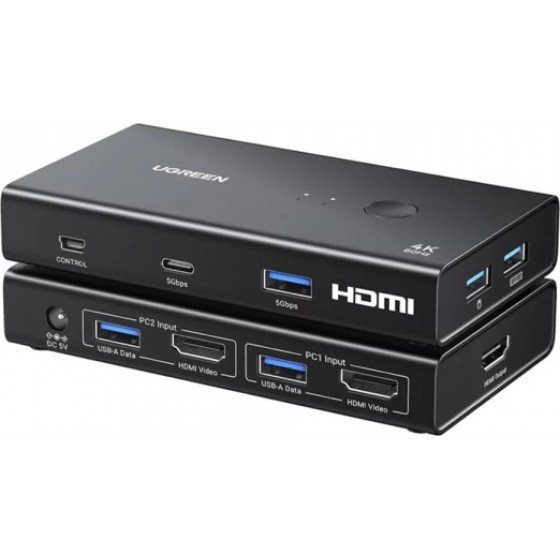UGREEN HDMI Switch AK502 (45452), Black