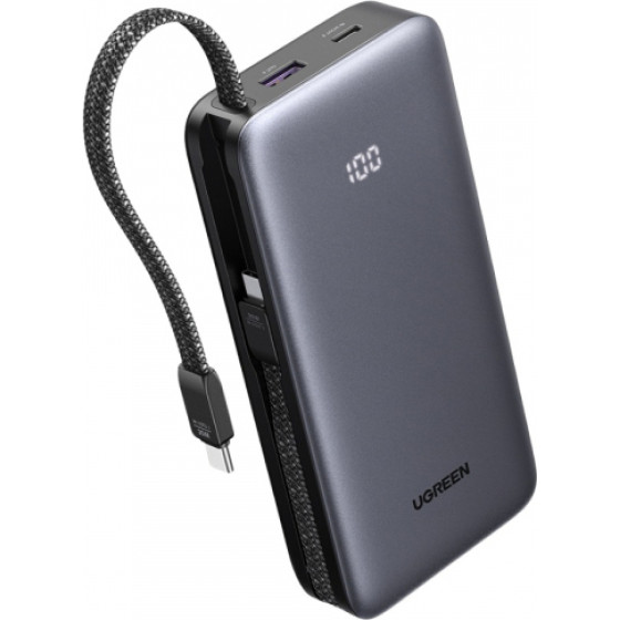 UGREEN Powerbank PB528 (55985B), 20000mAh, 30W, QC + PD, Grey