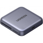 UGREEN USB-C Card Reader CM898 (65095), SD - microSD, Grey