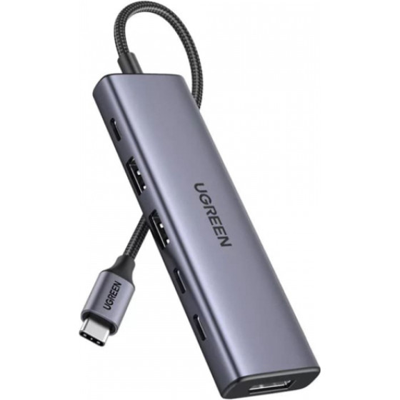 UGREEN USB-C Hub CM511 (75586), 6in1, Grey