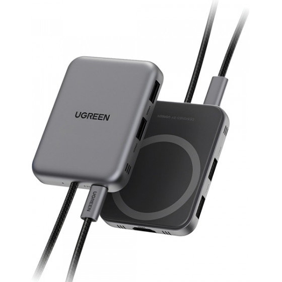 UGREEN USB-C Hub CM896 (65759), 7in1, Grey
