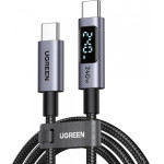 UGREEN USB-C to USB-C Cable 65866 Display, 240W, 1m, Grey