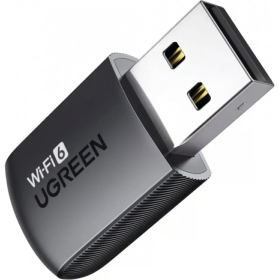 UGREEN Wi-Fi Adapter CM762 (35264), Dual Band, Wi-Fi 6, 600Mbps, Black