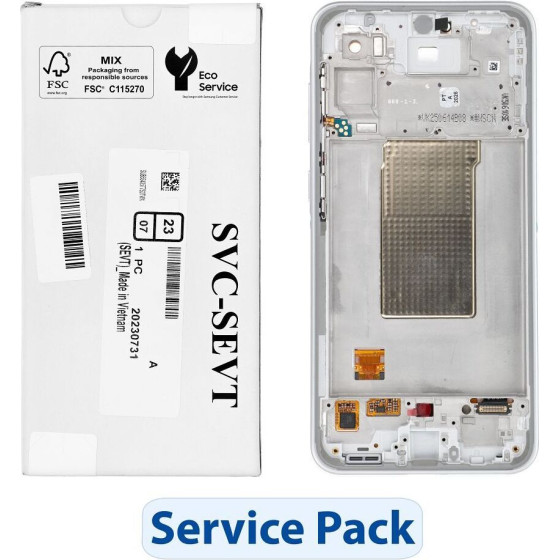 Samsung ServicePack LCD Display A36 5G A366B White GH82-36841B