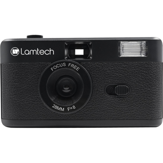 Lamtech 35mm Reusable Film Camera With Flash Black - (LAM981036)