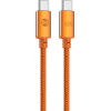 Forever Saffron Cable USB-C - USB-C 1,0 m 60W orange