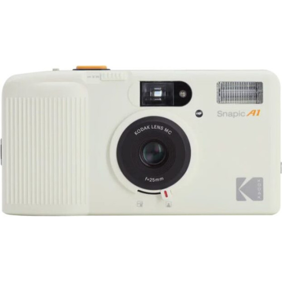 Kodak Snapic A1 35mm Film Camera White Motorized - (KOCAMRK0502)