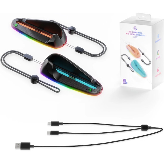 Jys ������� Gaming Rgb ��� Nintendo Switch 2 �� ������� ������������ (Joy-Con) JYS-NS2320 (Black) - (05074)