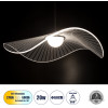 GloboStar Acrylica �������� �������� ��������� ������ Led 20W 2240lm 360� Ac 220-240V IP20 ����������� ����� Cct �� On/Off 2700K/4500K/6000K - Lumileds Smd Chip - ������� & ����� ��� - �60 x �60 x �15cm - 3 ������ ������� - (60975)