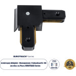 GloboStar ���������� L (��) - ����������� 2 �������� ��� ���� ��� ����� Eurotrack Ac 220-240V IP20 �6.5 x �6.5 x �1.7cm - Eurotrack System 1L+1N - ������������� - ����� - 5 ������ ������� - (60851)