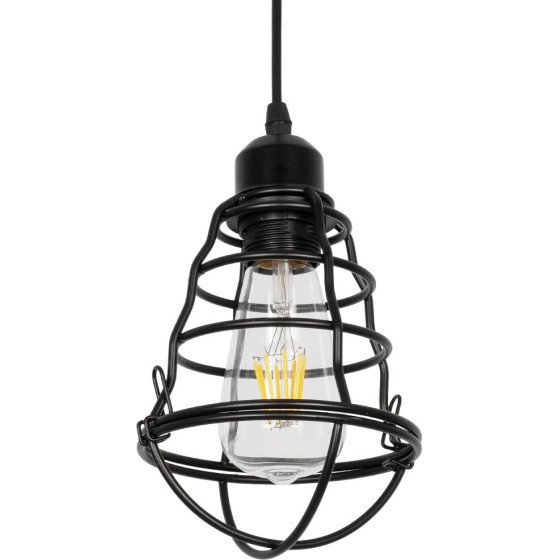 GloboStar Aldo Vintage �������� ��������� ������ �� ����� 1 x E27 Ac 220-240V IP20 - ����� - �15 x �15 x �24cm - (999-0096)