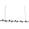 GloboStar Alfreda �������� �������� ��������� ������ �� ����� 10 x E27 Ac 220-240V IP20 - ����� - �140 x �18 x �7cm - (01242)