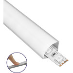 GloboStar ALP-Corner Lineo ����������� ������� ������ ���������� �� ����� ��������� ������ ������� ��� ������� Led IP20 - ����� & ����� - �100 x �1.6 x �1.6cm - (70815-1M)