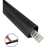 GloboStar ALP-Corner Lineo ����������� ������� ������ ���������� �� ����� ���� ������ ������� ��� ������� Led IP20 - ����� - �300 x �1.6 x �1.6cm - ������ 5 �������� - (70816-3M)