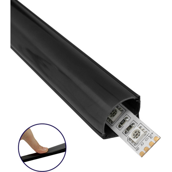 GloboStar ALP-Corner Lineo ����������� ������� ������ ���������� �� ����� ���� ������ ������� ��� ������� Led IP20 - ����� - �300 x �1.6 x �1.6cm - ������ 5 �������� - (70816-3M)