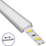 GloboStar ALP-Linear Alpina ����������� ������ ���������� �� ����� ��������� �������� ������� ��� ������� Led IP20 - ����� & ����� - �100 x �1.6 x �0.6cm - (70801-1M)