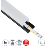 GloboStar ALP-Linear Gloa ����������� & �������� ������ ���������� �� ����� ��������� ������ ������� ��� ������� Led IP20 - ����� & ����� - �300 x �2.6 x �2.3cm - ������ 5 �������� - (70849-3M)