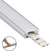GloboStar ALP-Linear Surfabo ����������� ������ ���������� �� ����� ��������� ������ ������� ��� ������� Led IP20 - ����� & ����� - �200 x �1.6 x �0.7cm - ������ 5 �������� - (70805-2M)