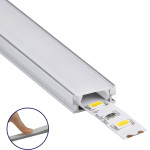 GloboStar ALP-Linear Surfabo ����������� ������ ���������� �� ����� ��������� ������ ������� ��� ������� Led IP20 - ����� & ����� - �300 x �1.6 x �0.7cm - ������ 5 �������� - (70805-3M)