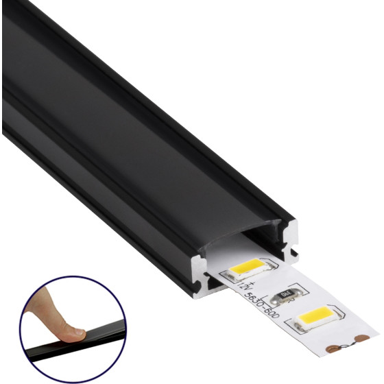 GloboStar ALP-Linear Surfabo ����������� ������ ���������� �� ����� ���� ������ ������� ��� ������� Led IP20 - ����� - �300 x �1.6 x �0.7cm - ������ 5 �������� - (70806-3M)
